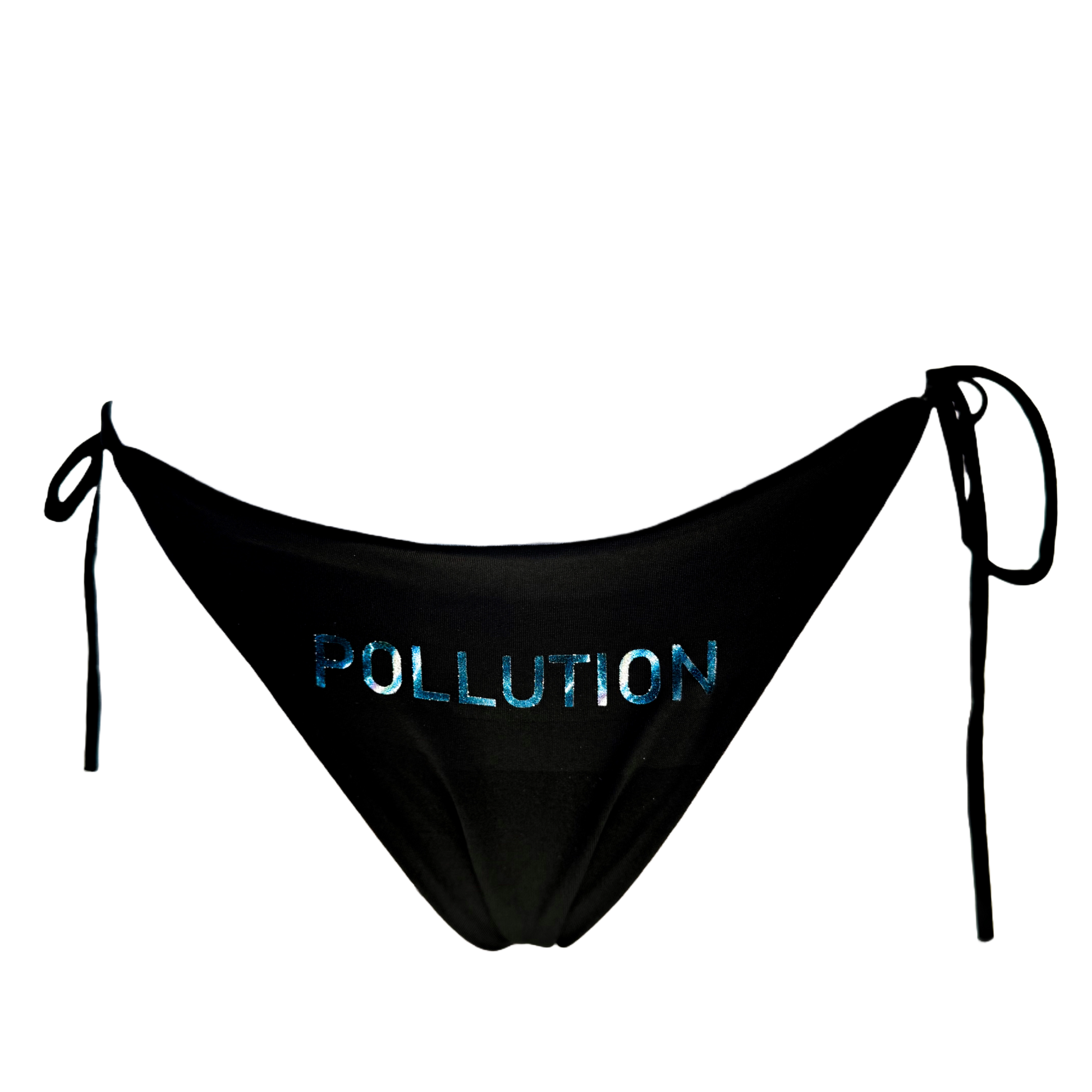 “NOIR WAVE” BIKINI BOTTOM