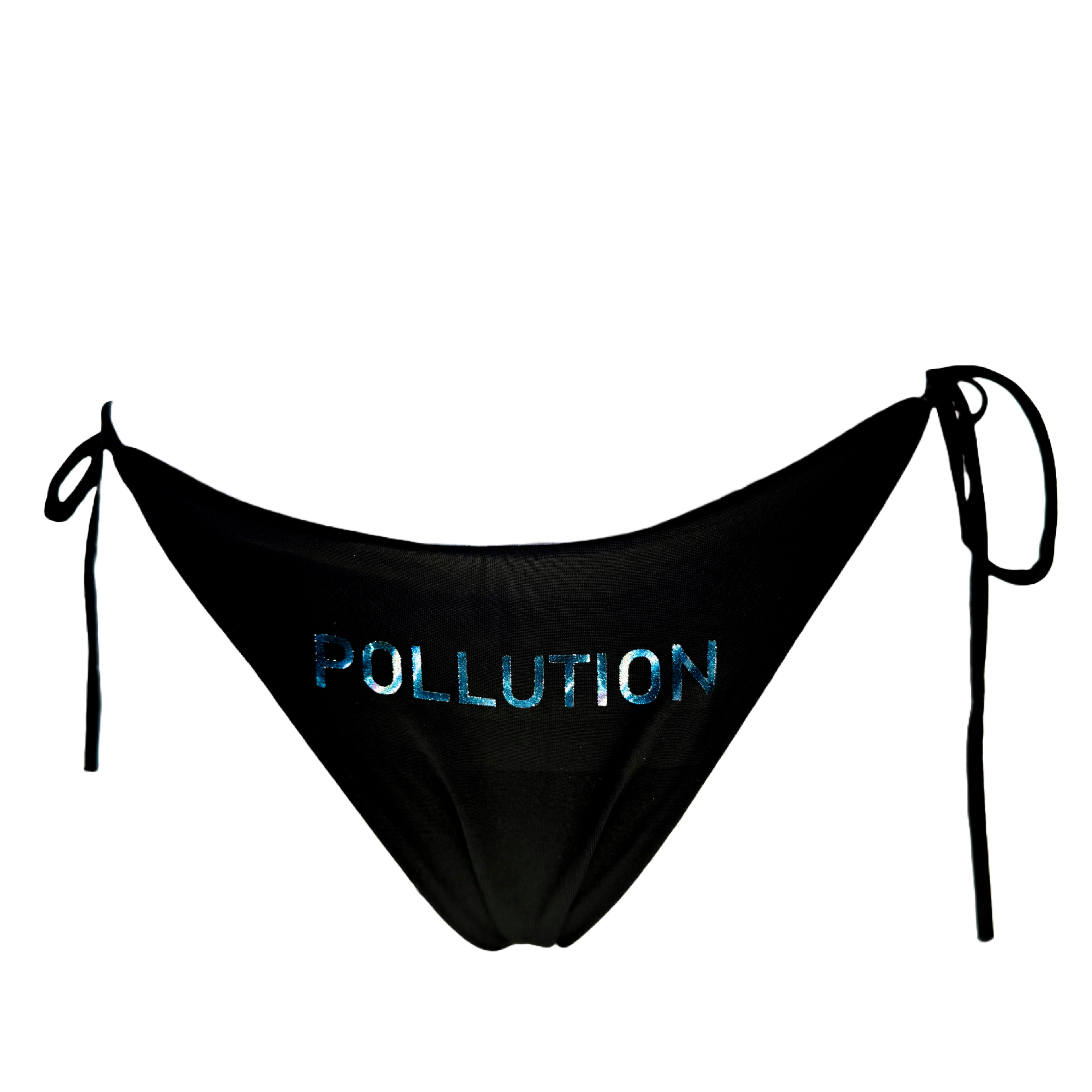 “NOIR WAVE” BIKINI BOTTOM