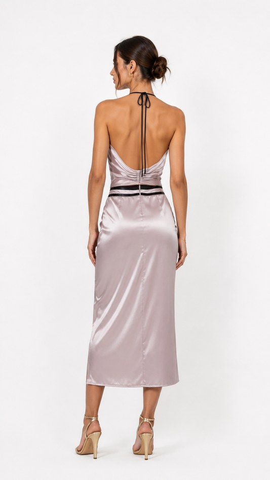 PINK/SILVER VELVET
