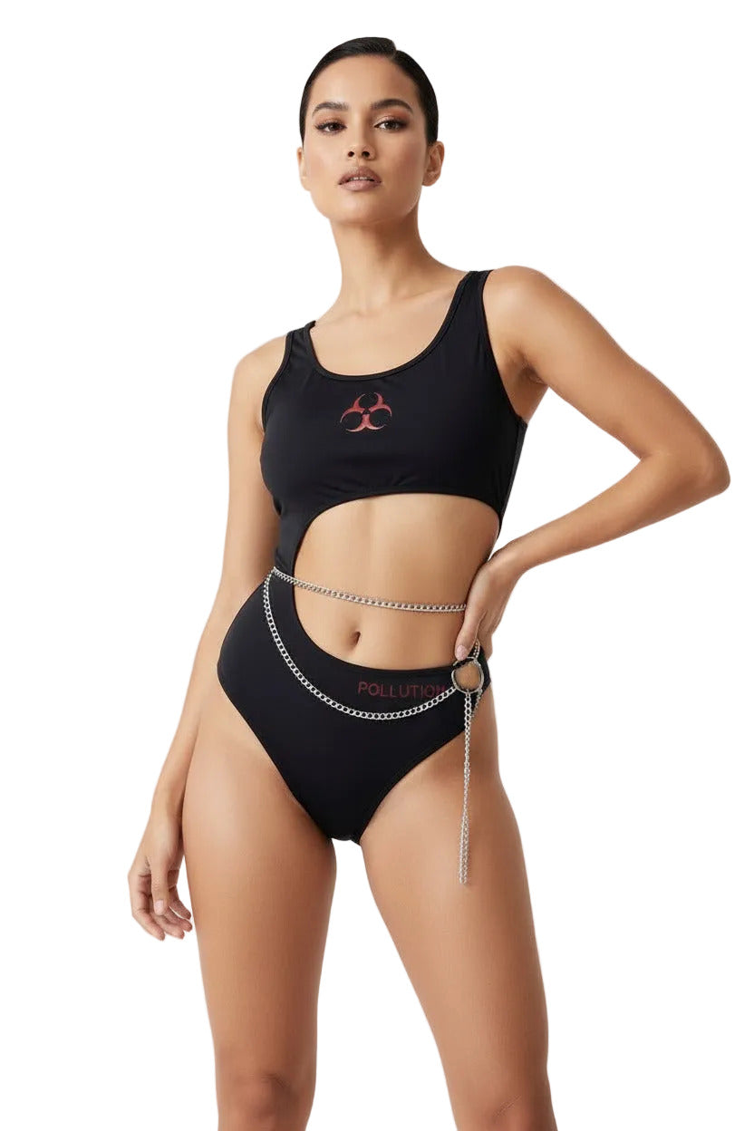 Chain Asym BODYSUIT